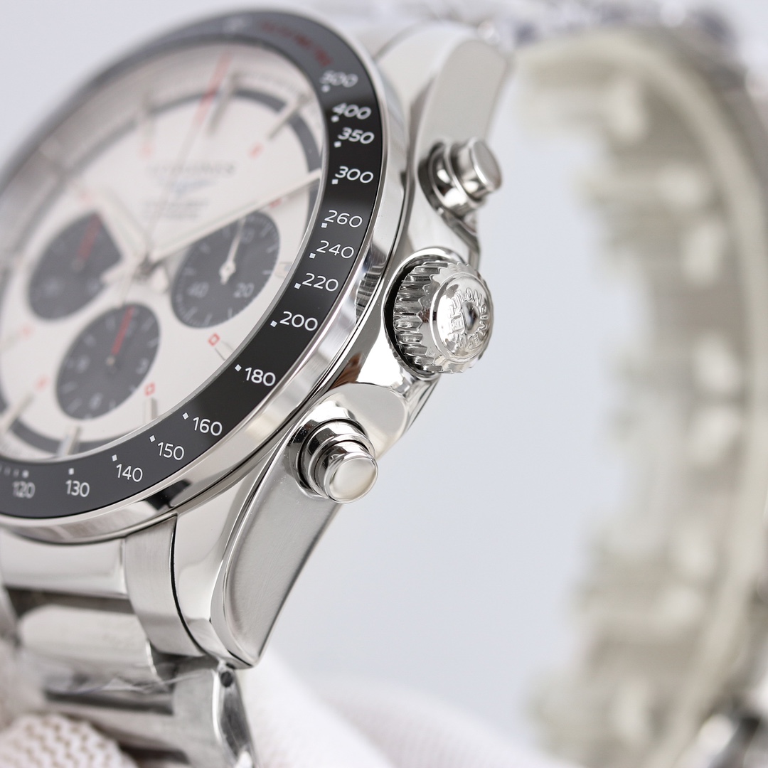 longines 時計 価格コピー ウォッチ 腕時計 紳士 ハンサム ハイドロコンケスト 防水 ホワイト_8
