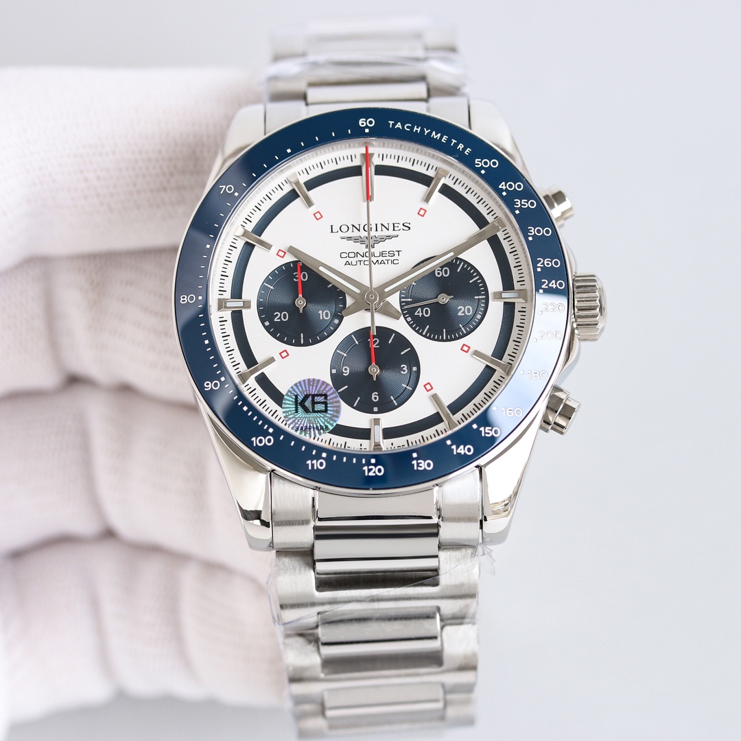 longines 腕時計 メンズスーパーコピー ウォッチ 腕時計 紳士 ハンサム ハイドロコンケスト 防水 ブルー_1