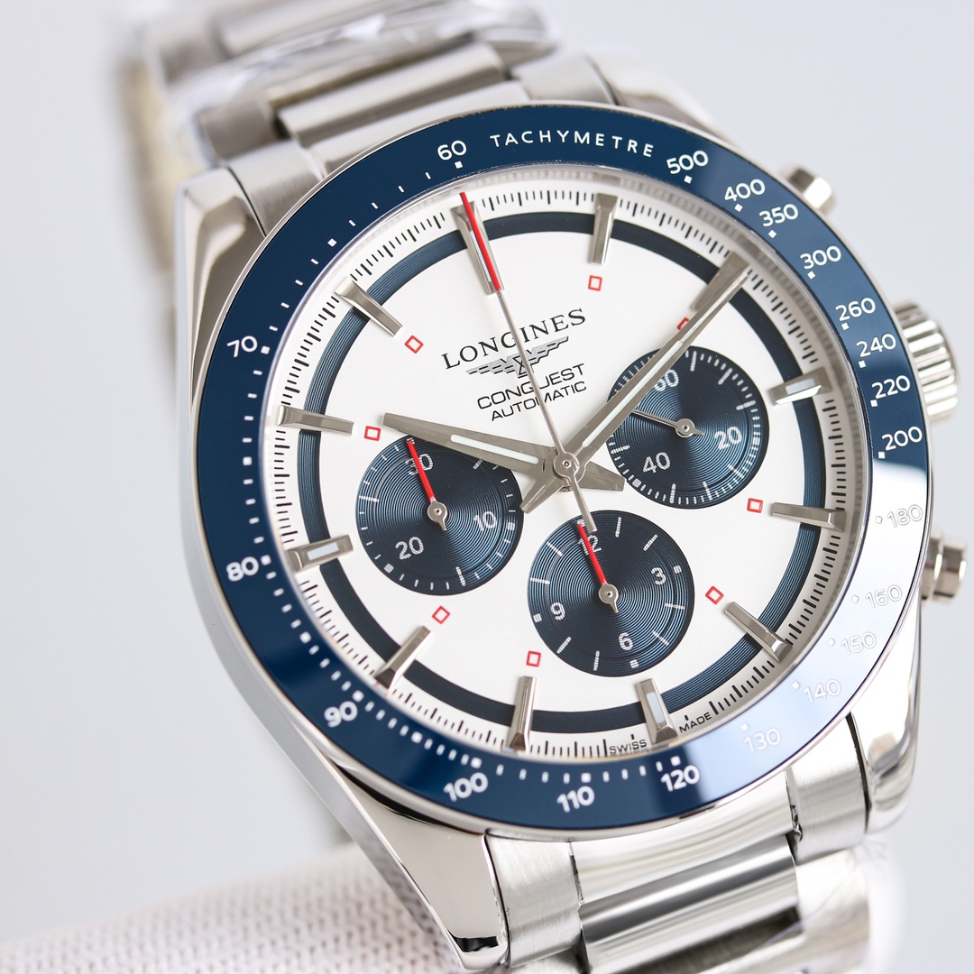 longines 腕時計 メンズスーパーコピー ウォッチ 腕時計 紳士 ハンサム ハイドロコンケスト 防水 ブルー_4