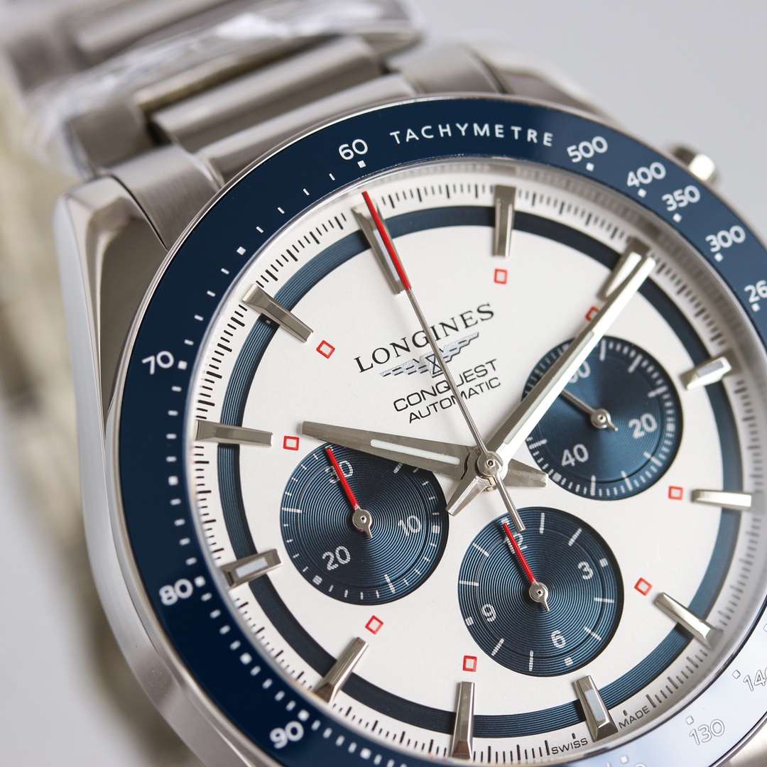 longines 腕時計 メンズスーパーコピー ウォッチ 腕時計 紳士 ハンサム ハイドロコンケスト 防水 ブルー_5