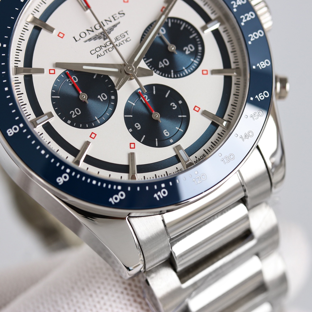 longines 腕時計 メンズスーパーコピー ウォッチ 腕時計 紳士 ハンサム ハイドロコンケスト 防水 ブルー_6