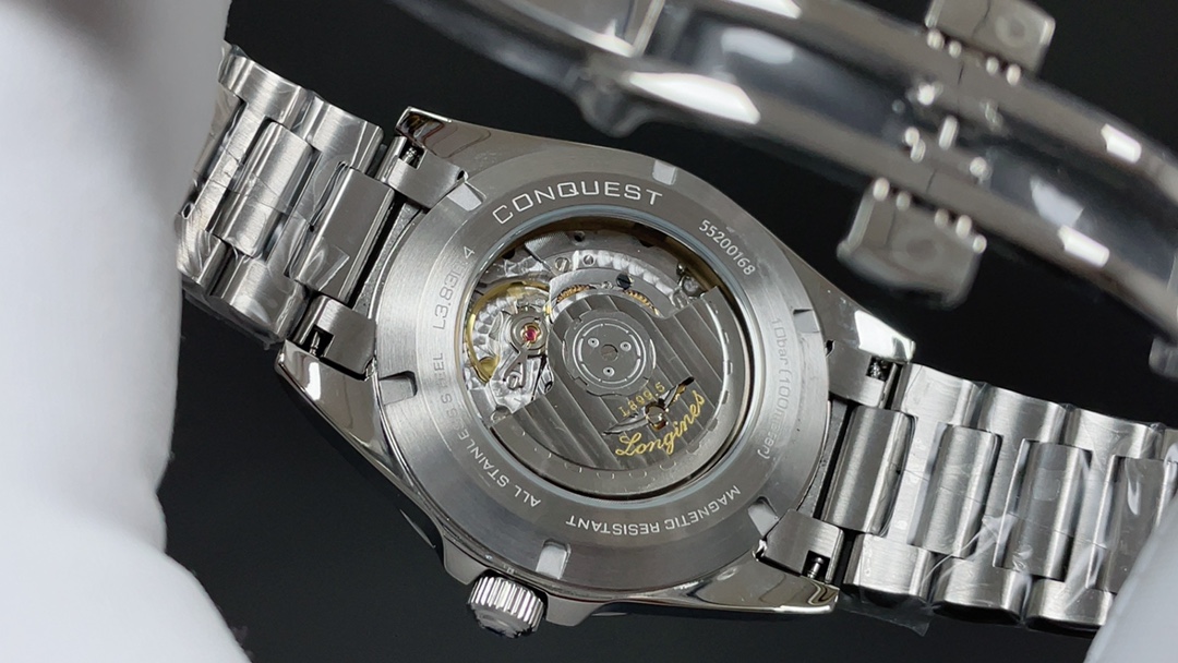 最新の2025年 longines 腕時計 メンズコピー ウォッチ 夜光 ハンサム ハイドロコンケスト 防水 ブラウン_6