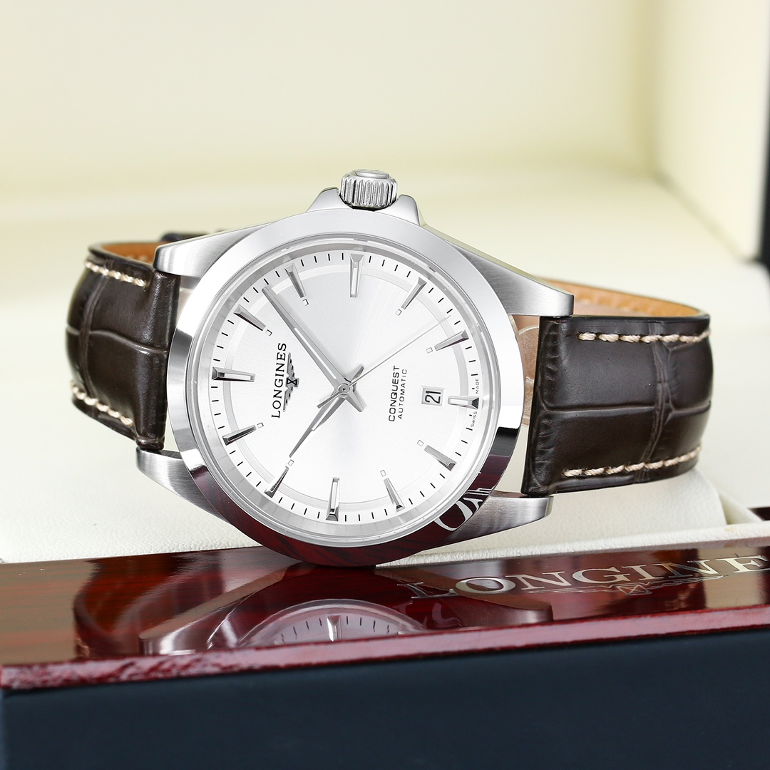 longines 時計 価格コピー ウォッチ 夜光 ハンサム ビジネス ハイドロコンケスト 腕時計 ホワイト_3