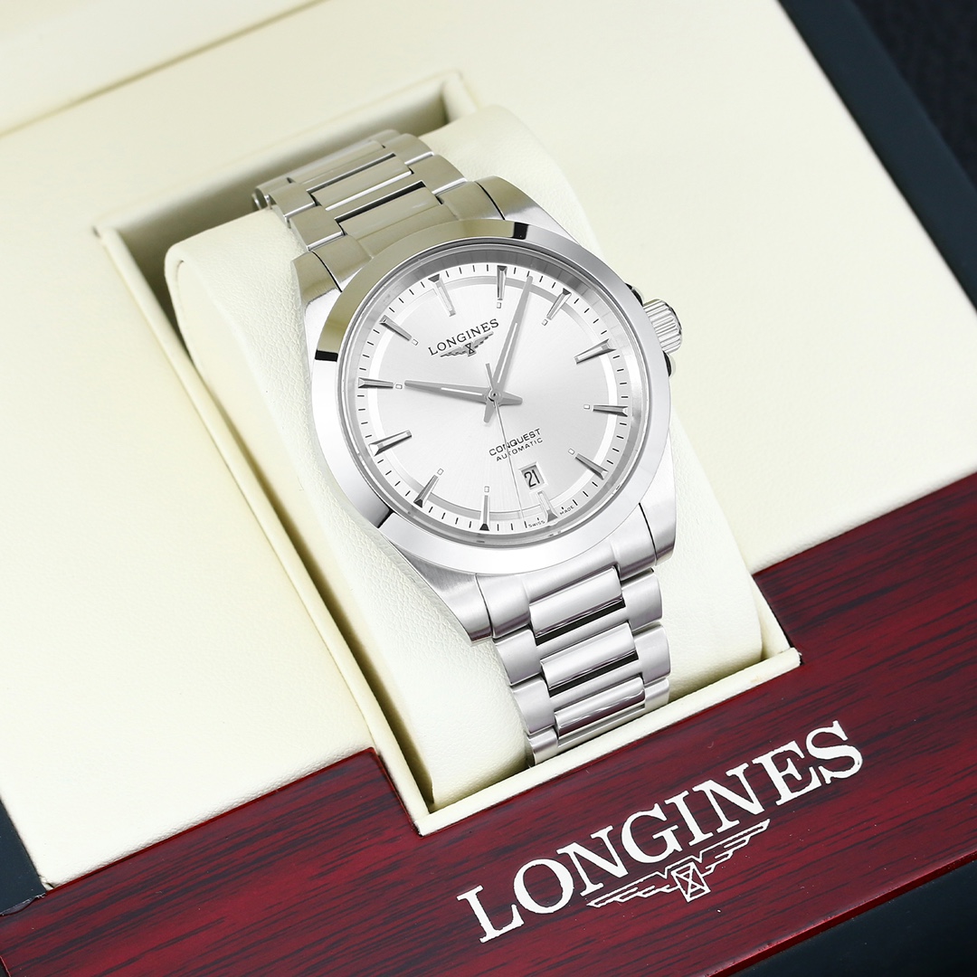 longines 時計 値段N級品 ウォッチ ハンサム ビジネス ハイドロコンケスト 腕時計 ホワイト_2