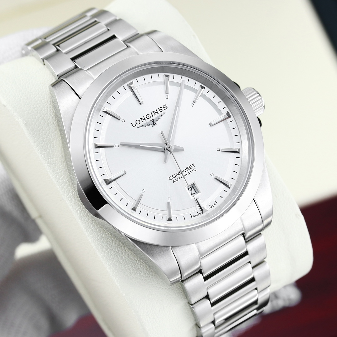 longines 時計 値段N級品 ウォッチ ハンサム ビジネス ハイドロコンケスト 腕時計 ホワイト_6