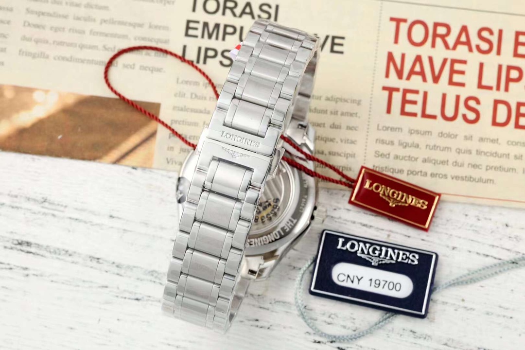longines の 時計コピー 自動機械 マスター ウォッチ ビジネス 紳士 スチールバンド ブラック_9