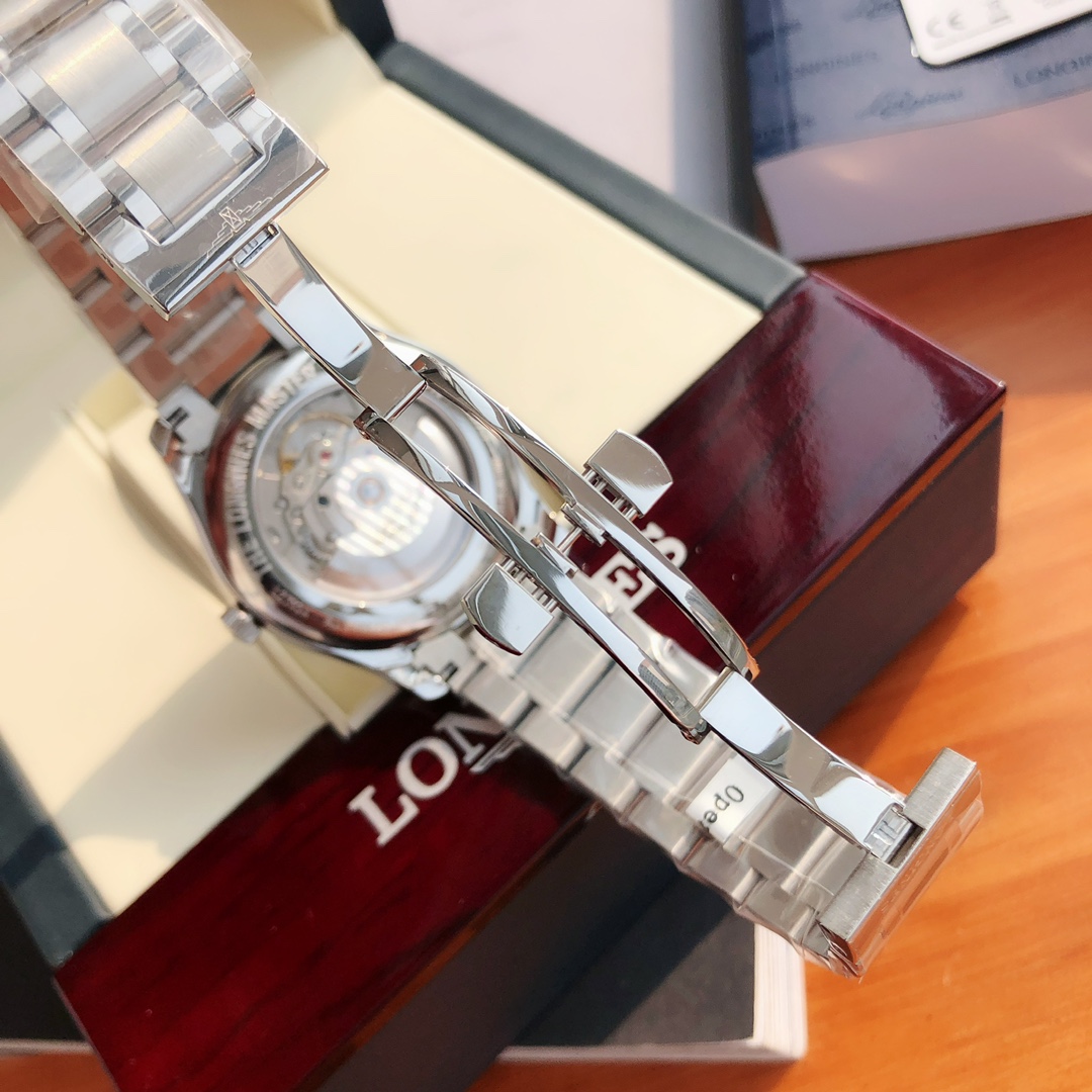 魅力的なlongines 腕時計コピー マスター ウォッチ ビジネス 紳士 シルバーケース ホワイト_8