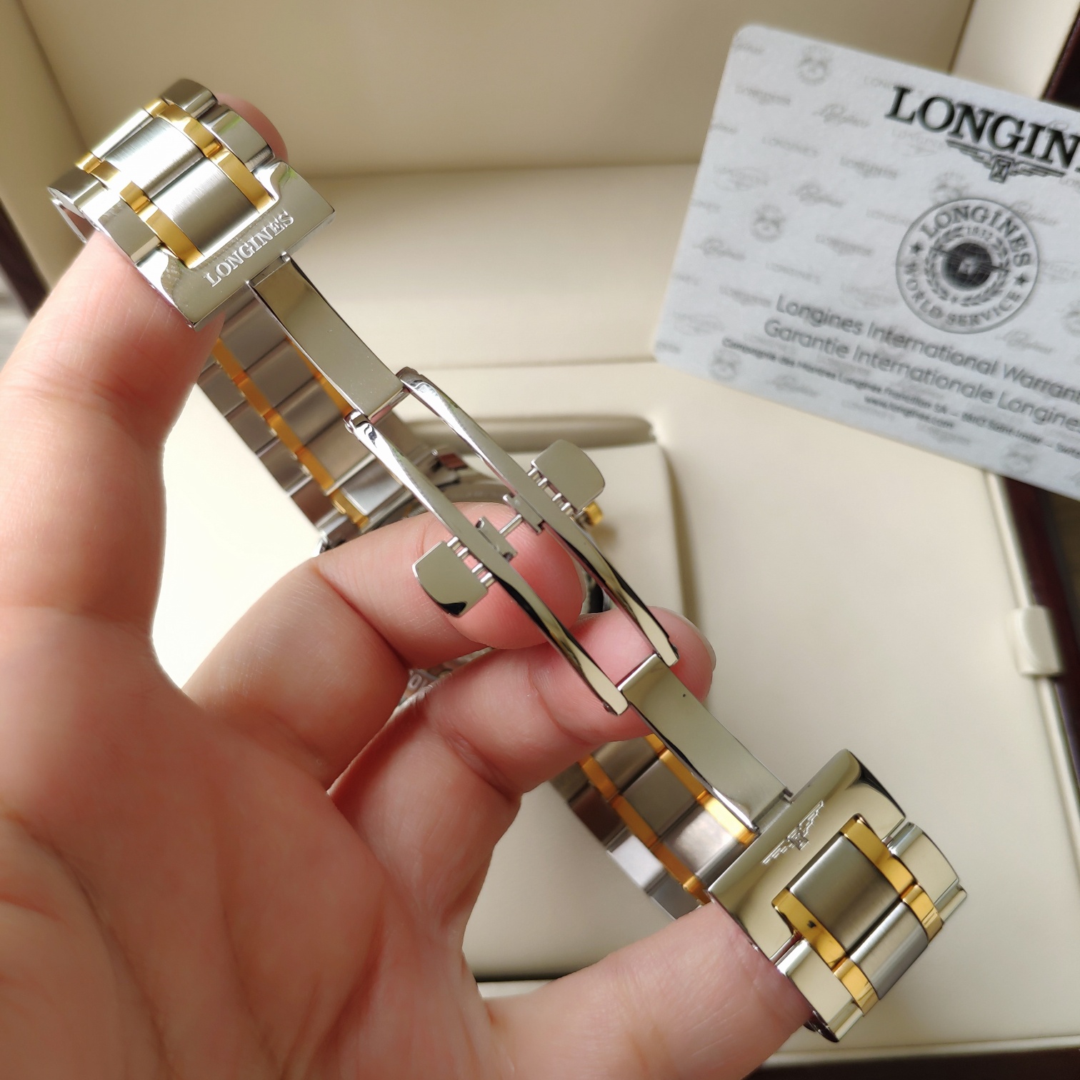 longines 時計 値段コピー 通勤 マスター 紳士 ウォッチ ファッション スチールバンド イエロー_8