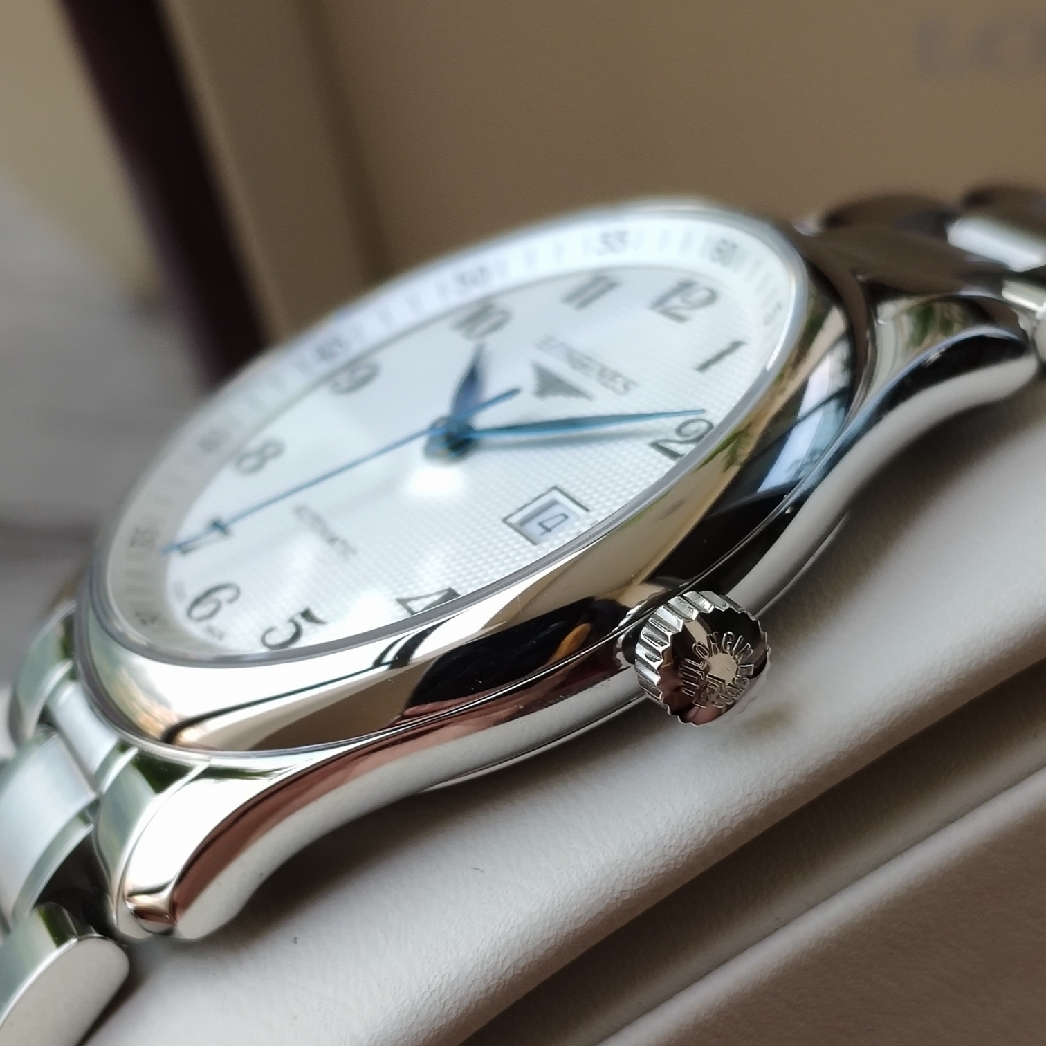 longines 腕時計 メンズ偽物 通勤 マスター 紳士 ウォッチ ファッション スチールバンド ホワイト_6