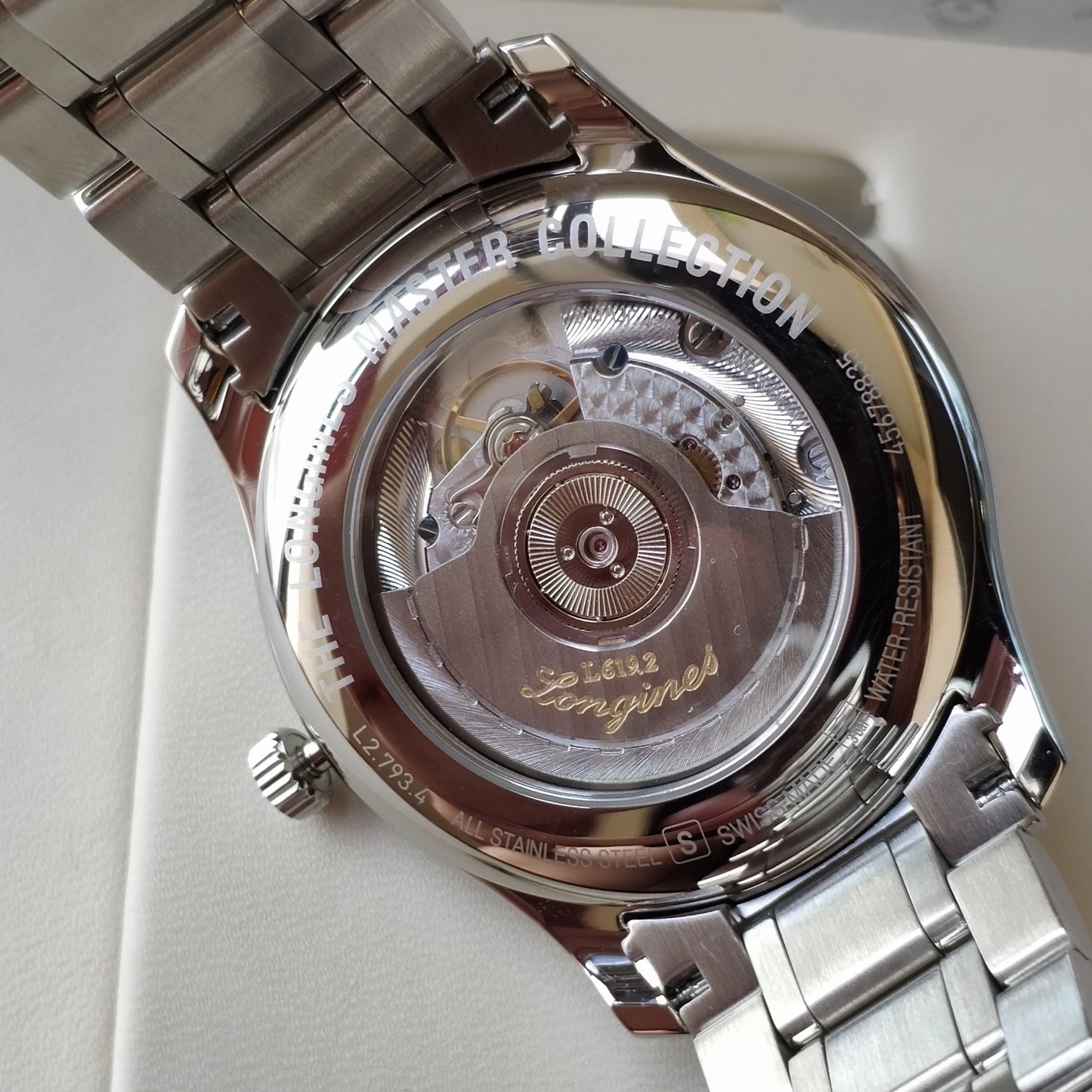 longines 腕時計 メンズ偽物 通勤 マスター 紳士 ウォッチ ファッション スチールバンド ホワイト_7