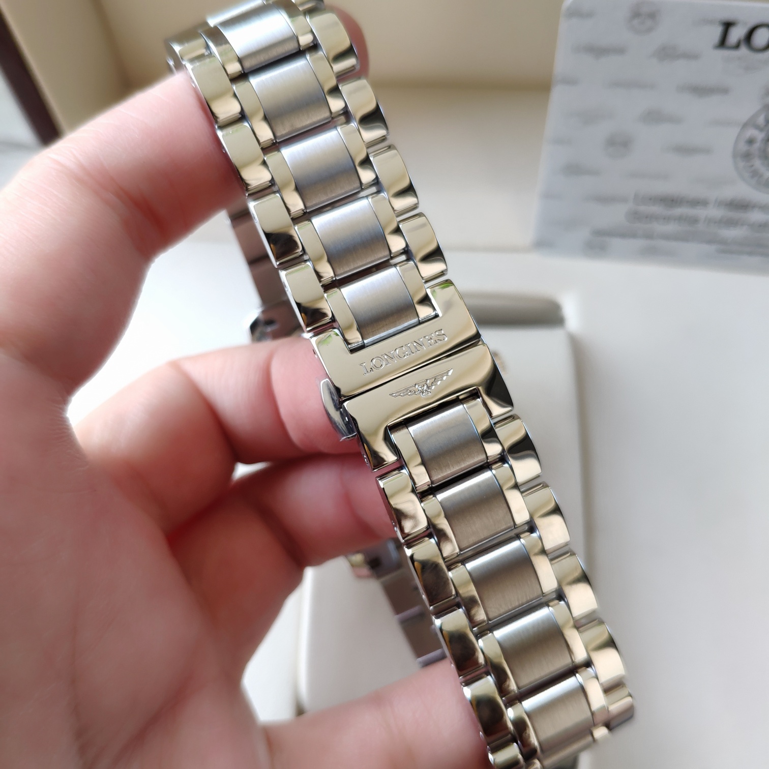 longines 腕時計 メンズ偽物 通勤 マスター 紳士 ウォッチ ファッション スチールバンド ホワイト_8