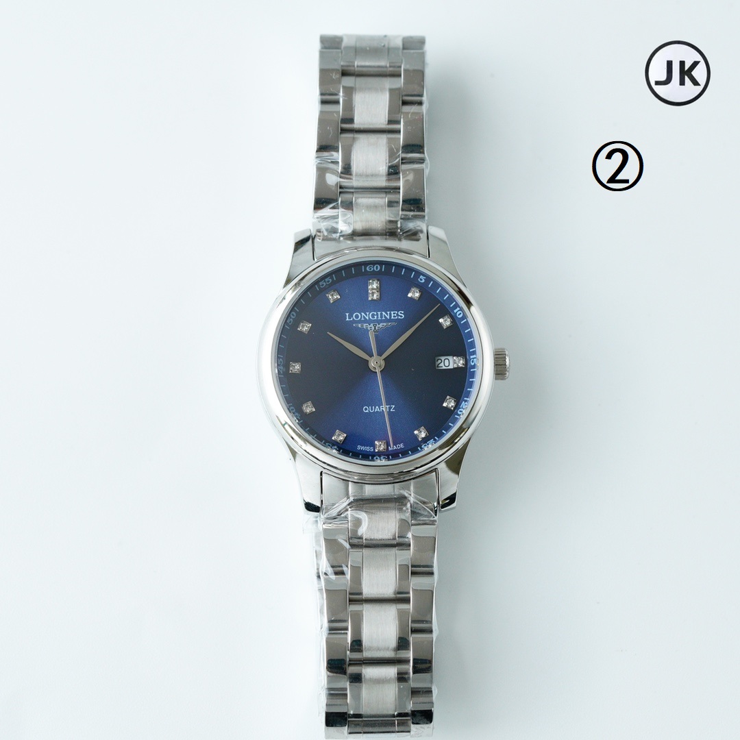 longines 時計 価格偽物 ビジネス 通勤 マスター 優雅 薄い ウォッチ スチールバンド ホワイト_2