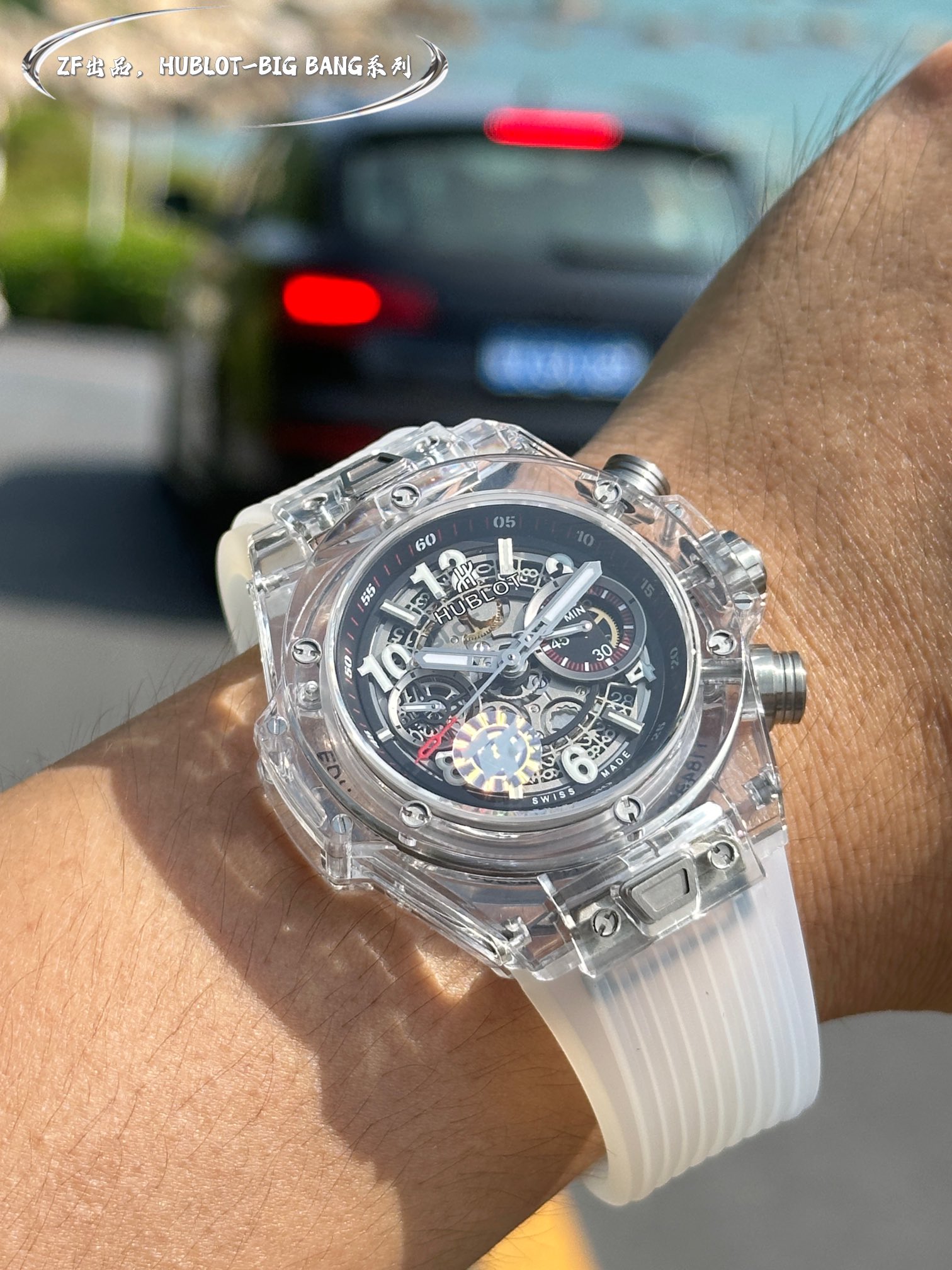 HUBLOT ウブロ ビッグバン ブルースーパーコピー 腕時計 ウォッチ ハンサム  紳士 ファッション ホワイト_7