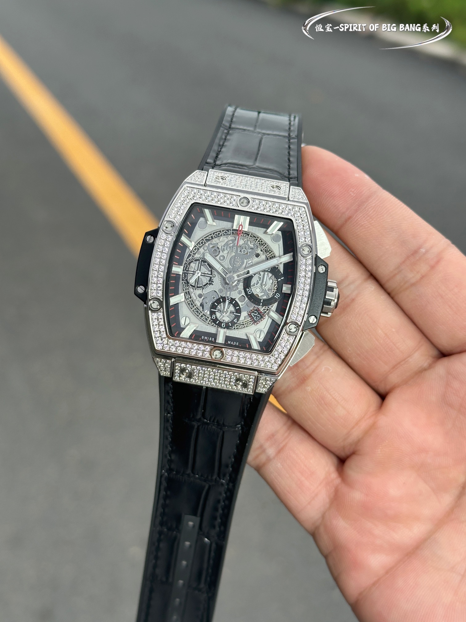 ウブロ ビッグバン レインボースーパーコピー 腕時計 ウォッチ ハンサム  紳士 ファッション ブラック_3