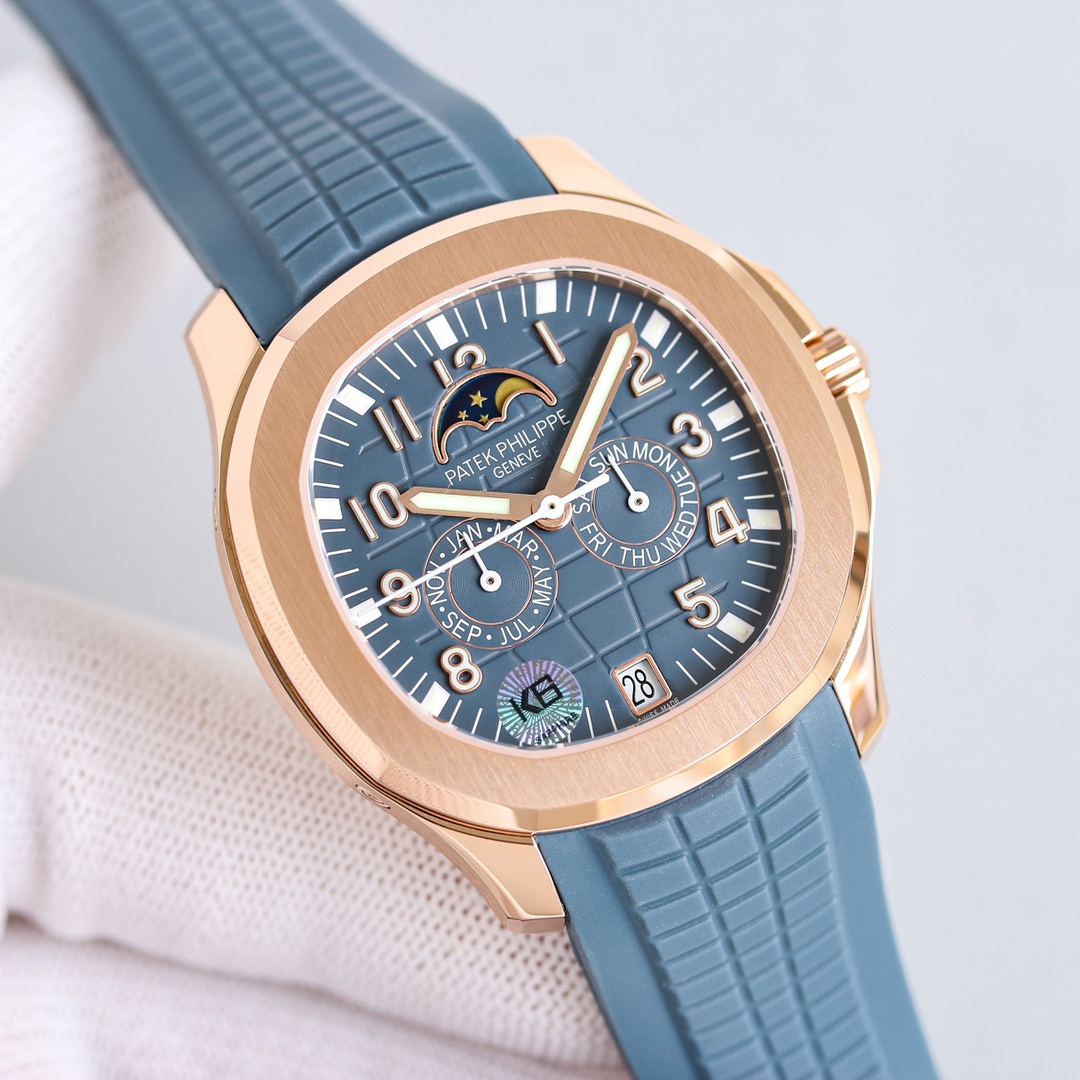今季のおすすめ patek philippe 時計偽物 アクアノート  5261R-001 腕時計 ウォッチ ブルー_2