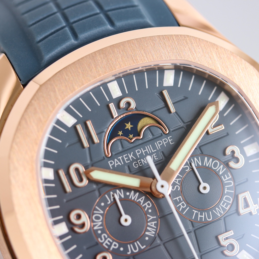 今季のおすすめ patek philippe 時計偽物 アクアノート  5261R-001 腕時計 ウォッチ ブルー_3