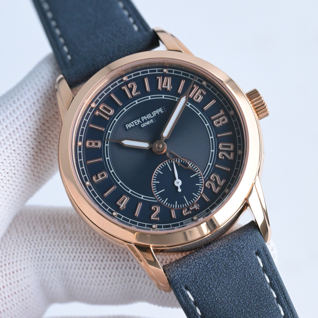patek philippe 時計コピー ウォッチ 防水 コンプリケーション 腕時計 本革 レザー RW1 2色可選_4