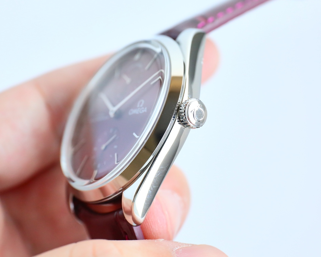 OMEGA デ ヴィル アワー ビジョンスーパーコピー 防水 腕時計 ハンサム レザー 2色可選_7