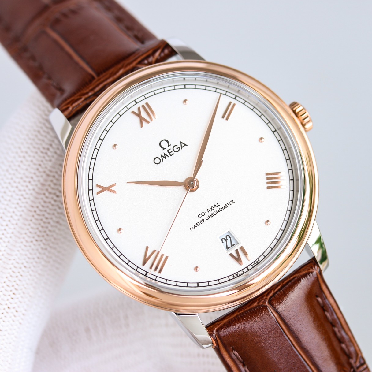 OMEGA デ ヴィル トレゾア偽物 人気 ウォッチ 腕時計 ハンサム ゴールドケース_2