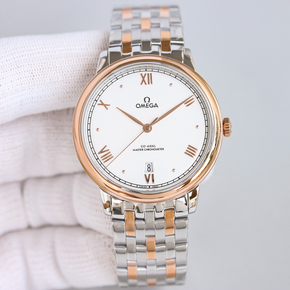 OMEGA デ ヴィル トレゾア偽物 人気 ウォッチ 腕時計 ハンサム ゴールドケース_9