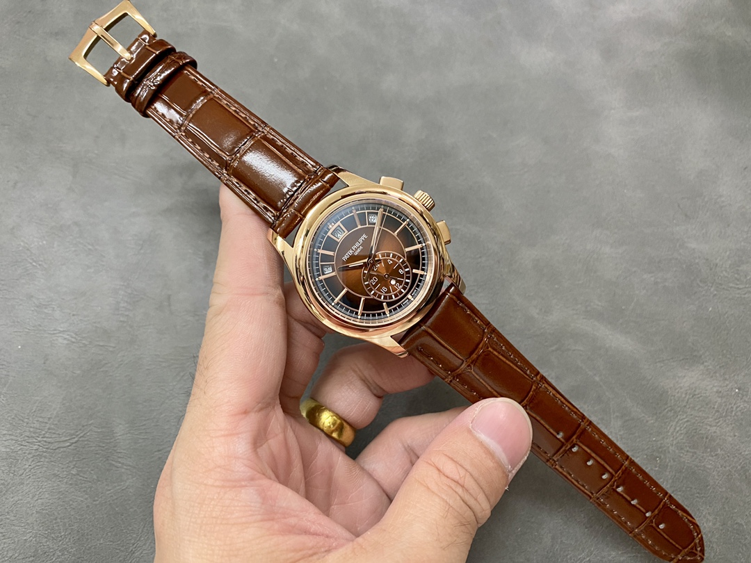 レディース パテックフィリップ 時計 値段偽物 コンプリケーション ウォッチ 腕時計 5905R-010 ブラウン_4