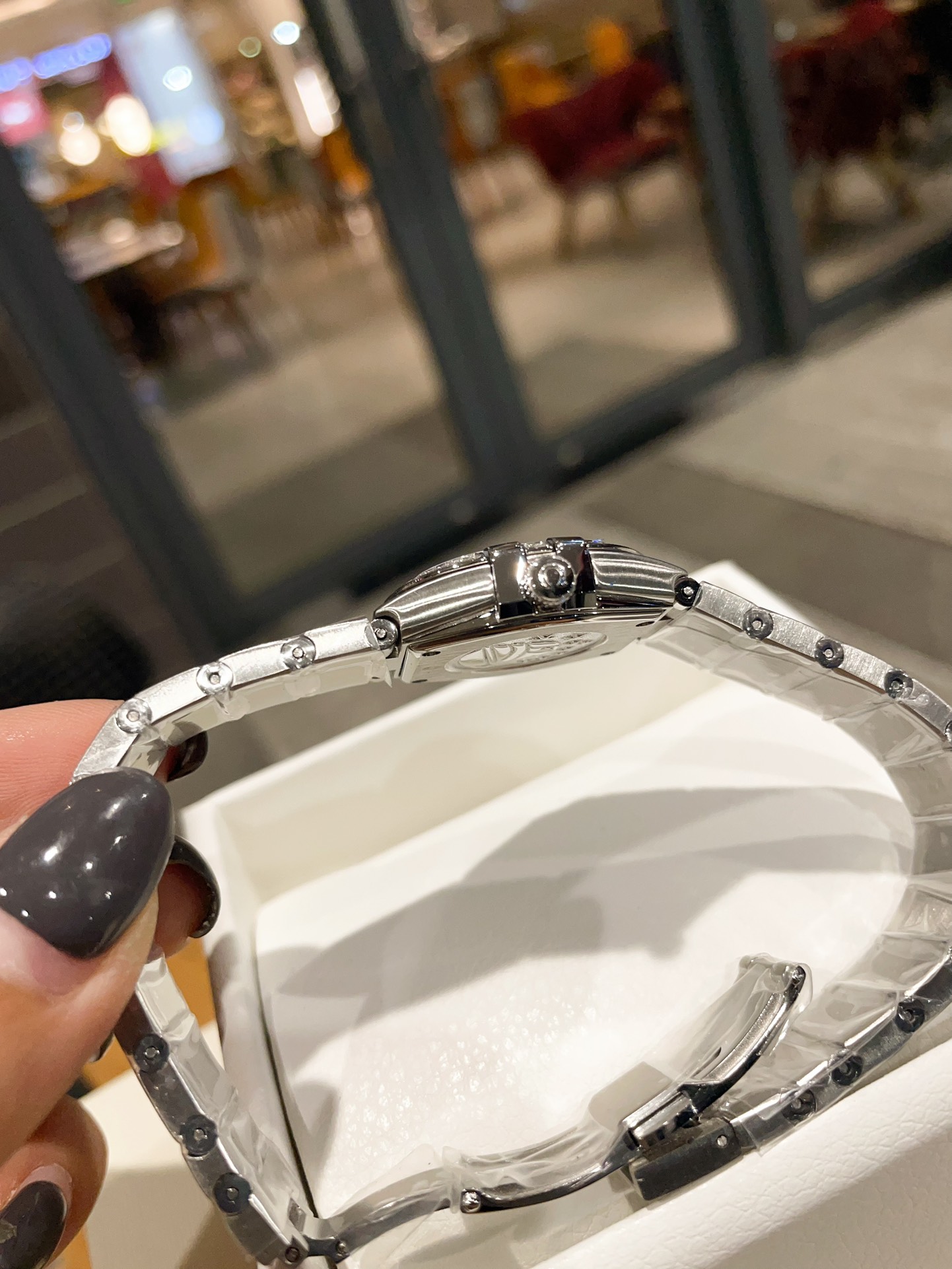 優雅レディ コンステ レーション オメガ偽物 ウォッチ 腕時計 スチールバンド ピンク_8